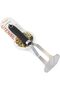 Home Pro Potato Masher with Handle, Black