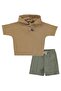 Hooded 6-18 Months Set - Brown - 4
