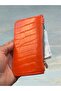 Orange Card Holder Wallet for Lovers 15/8 cm - 2
