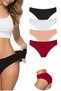 4 Pieces Women's Seamless Laser Cut Flexible Non-Marking Panties S5