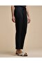 Textured Straight Fit Pants With Drawstring Waist - 3