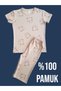 100% Cotton Kids Capri Set # Printed Children's Capri Set # Kahveayıcıkdesenlitakım # Laundry Room - 2