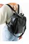 Women's Black Versatile Use Backpack