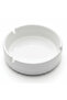 Premium White Ceramic Ashtray – 4-Inch