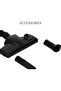 Bagged Vacuum Cleaner with Rollers - Black, Automatic Cord Rewind and Stepless Speed Control(ME-VC2005 4.5L)(2000W) - 4