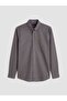Regular Fit Linen Look Men's Shirt - 5