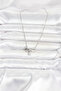 316L Steel Chain Silver Color Bow Model Women's Necklace - 2