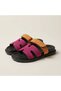 Women's Velcro Strap Suede Slippers Comfortable Sole Orthopedic Summer Casual Comfortable Non-Slip Sole Lightweight Stylish - 2