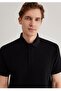 Polo Collar Waffle Textured Fabric Slim Fit T-Shirt - 4