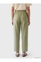 Trendlucky Women's Muslin Pants with Elastic Waist and Contrast - 4