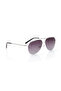 Polarized Sunglasses Silver Frame Purple Mirror Lens 59mm - R058PR3PV