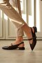Women's Bitter Brown Patent Leather 2cm Short Heeled Casual Shoes Tr23Ms03C - 4