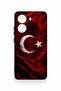 Poco X7 Pro Compatible Wolf Turkish Flag Patterned Silicone Case - 3