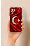 Redmi Note 10-10S Compatible Turkish Flag Patterned Silicone Case