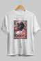 For the Love of Cats 88 Front Cat Printed White Oversize T-Shirt 100% Cotton Unisex Cat Lover Premium Design