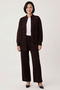 Women's Plus Size Pearl Zipper Oversize Crew Neck Long Sleeve Knitwear Wide Leg Suit Casual - 4