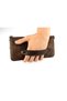 Men's Genuine Leather Brown Multi-Compartment Handbag and Wallet - 2