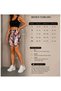 Women's High Waist Premium Diving Fabric Printed Shorts Leggings - 4