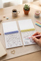 Teddy Bear Vol1 & Vol2 - 10X10 cm Mini Coloring Book, 2 Pieces, for Children and Adults - 2