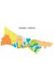 Transparent Istanbul Map with Static Cling Feature – 72 X 135 cm - 2