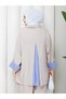 Stripe Detailed Modal Fabric Double Set - 8