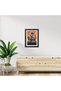 Alayra Daniel Ricciardo Poster Formula One Racer Painting Poster Framed Painting with a Black Frame - 4