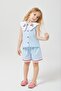 Girl's Woven Suit Collar with Cherry Embroidery - 6