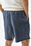 Keten Şort Relaxed Fit - 5