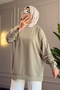 5633 - سترة نسائية طويلة مريحة وعادية - 2