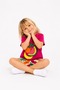 Girls' Summer Watermelon Pattern T-Shirt Shorts Set 3-10 Years - 6