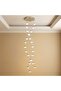 Solitare 25Pc Staircase Chandelier 4m 3 Color Smoke Grey LED - 6