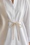 New Season Cotton Linen Combination Casual Women's Shirt - 3