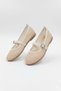 Girls' Mesh Cream Colored Orthopedic Stylish Comfortable Soft Daily Ballet Flats - 5