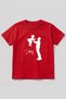 Cotton Dad Daughter Combination Daddy Printed Red Short Sleeve Kids T-Shirt Father's Day