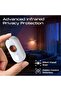 InfraSense Portable Hidden Camera Detector with Infrared Lens Detection, Red Light Scanner - 3