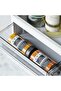 Spice Rack Wall Mount with6 Hooks, Handling Shelf Storage with 2 Drawers, Kitchen Shelf Rack, Bathroom Shower Rack - 3