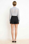 Women's Plus Size Mini Skirt High Waist Asymmetrical Zippered Bodycon Knitted Comfortable Casual Modern - 5