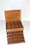 40 Prayer Beads 12 Hour Capacity Wooden Collection Box – Walnut Color Wooden Prayer Beads Box and Watch Collection Box - 6
