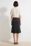 Women's Midi Skirt Polka Dot Fish Cut Regular Waist Flexible Knitted Fabric Comfortable Casual Style Modern Stylish - 5