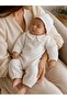 Newborn Jumpsuit 4 Layers Muslin with Polo Collar (Jumpsuit & Hat) (0-3 Months) - 2