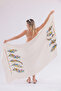 Vina 100% Cotton Printed Beach Peshtemal |   Quick-Drying, Extra Light Tasseled Pareo |   Beach, Pool and Bath Towel - 5