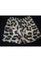 Leopard Patterned, Elastic Waist, Flexible Milan Summer Short Shorts - 4