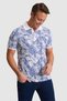 Men's Indigo Regular Fit Polo Neck T-Shirt 50322477-Vr028 - 3