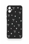 Samsung A05 Compatible Mini Bow Black Patterned Silicone Case - 2
