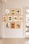 10-Piece Frame Look Pastel Set |   Baby Room |   Nursery, Minimalist, Vintage Painting Set 15X20 cm Mdf Uv Printing - 3