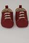 Baby Boy Booties with Laces, Size 18-19, Red