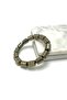 Certified Pyrite Cylinder Cut Natural Stone Bracelet - 3