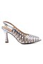 204 2 26Ya Women's Evening Dress Shoes Silver - 2