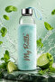My Bottle Glass Flask with Plush Cover – Stylish Water Bottle with Carrying Strap - 4