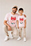 Father Son Combination Sold as a Single Item 100% Cotton Oversize T-Shirt Father's Day Gift